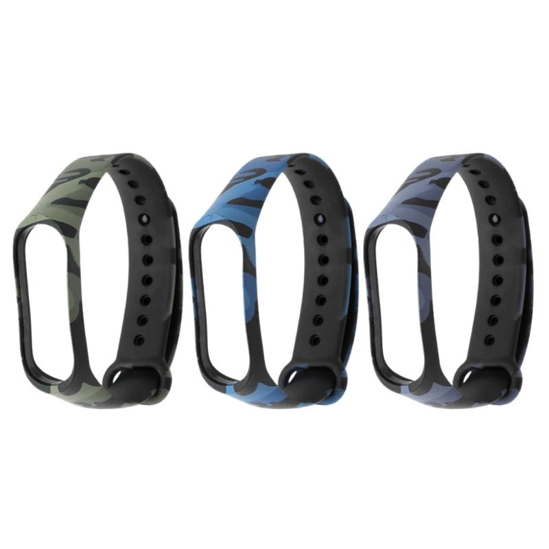 Epaal Mi Band 4 / Mi Band 3 - Camouflage Pattern Replacement Silicone Strap