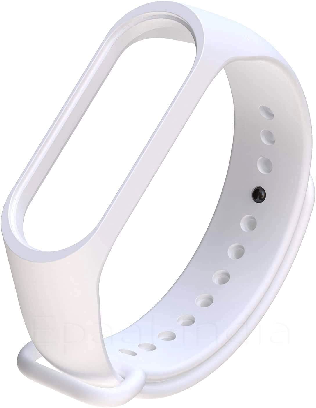 Epaal Mi Band 4 & Mi Band 3 Plain Color Silicone Replacement Strap