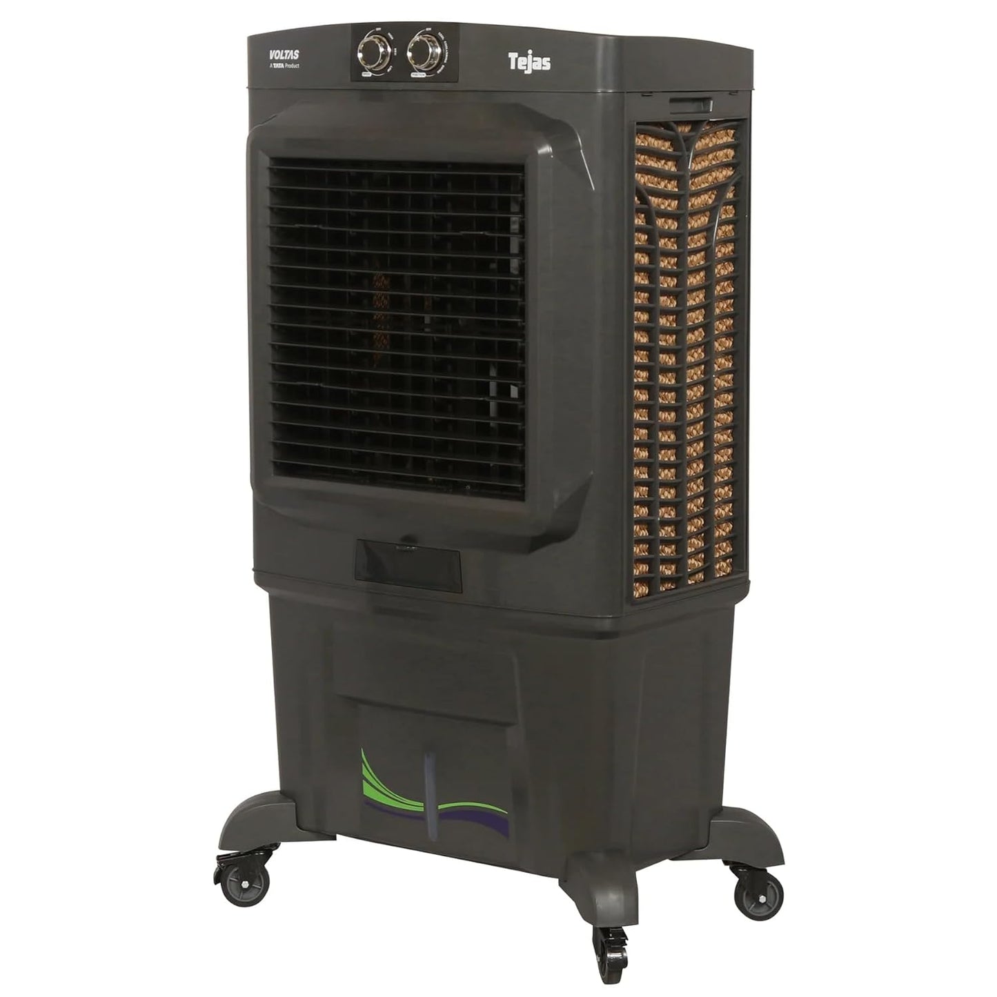 Voltas Tejas Desert Air Cooler, 85 Litre Capacity, Portable with Wheels