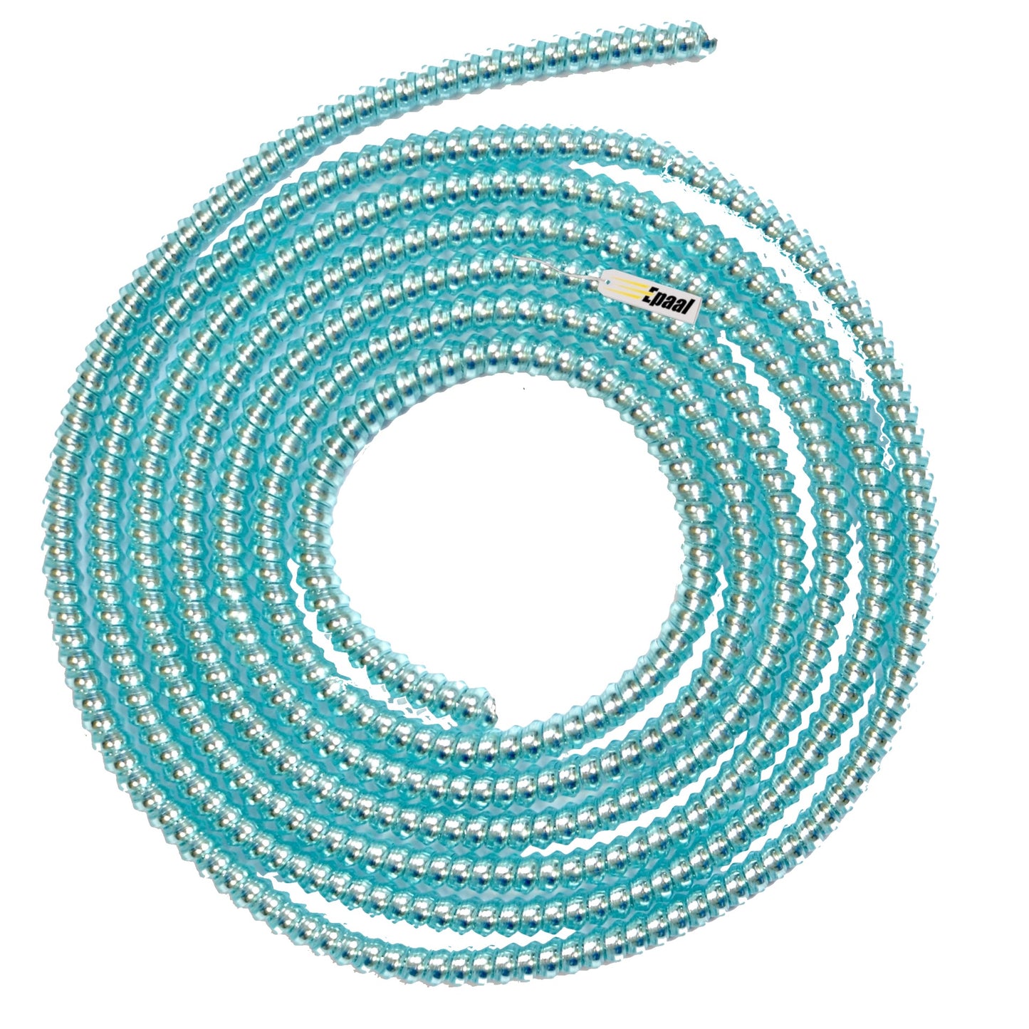 Spiral Metallic Color (1 Pcs) 1.6 Meters Each-Full Size Cable Cord Charger Protector Winder for iPhone & Android USB Charging Cables, Earphones, Lightning Cable
