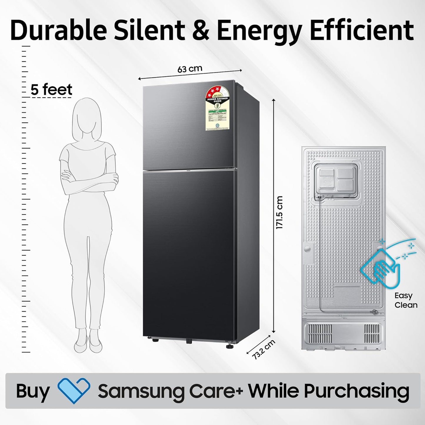 Samsung 330 L, 3 Star, Convertible 5-in-1, Bespoke AI Refrigerator