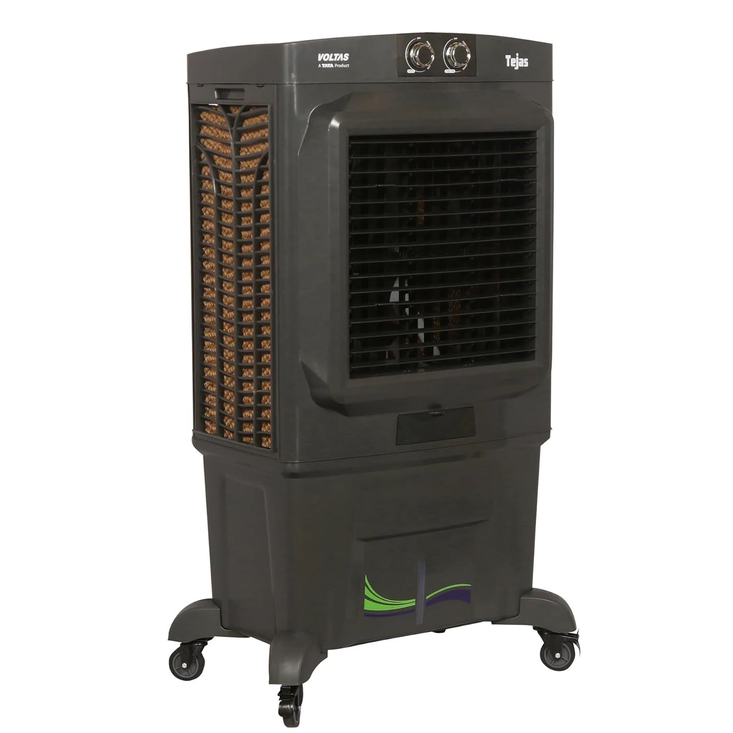 Voltas Tejas Desert Air Cooler, 85 Litre Capacity, Portable with Wheels