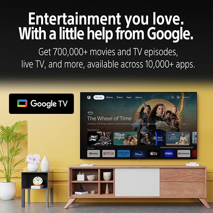Sony BRAVIA 3 Series 139 cm (55 inches) 4K Ultra HD AI Smart LED Google TV K-55S30B