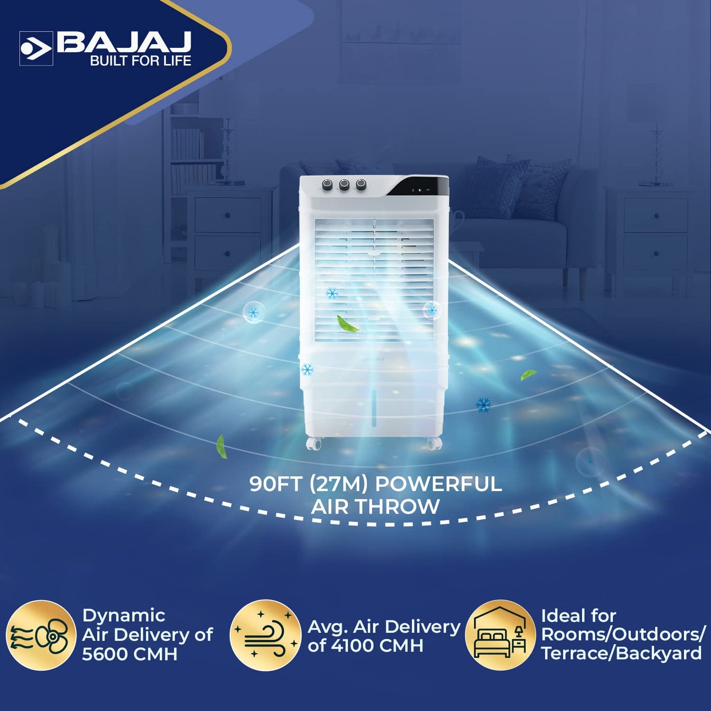 Bajaj DMH65 Neo 65L Desert Air Cooler