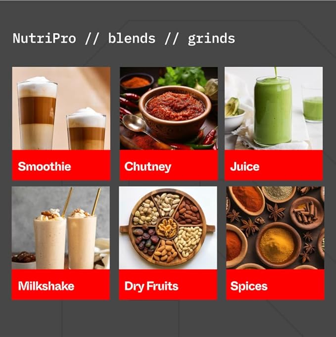 NutriPro Juicer Mixer Grinder - Smoothie Maker