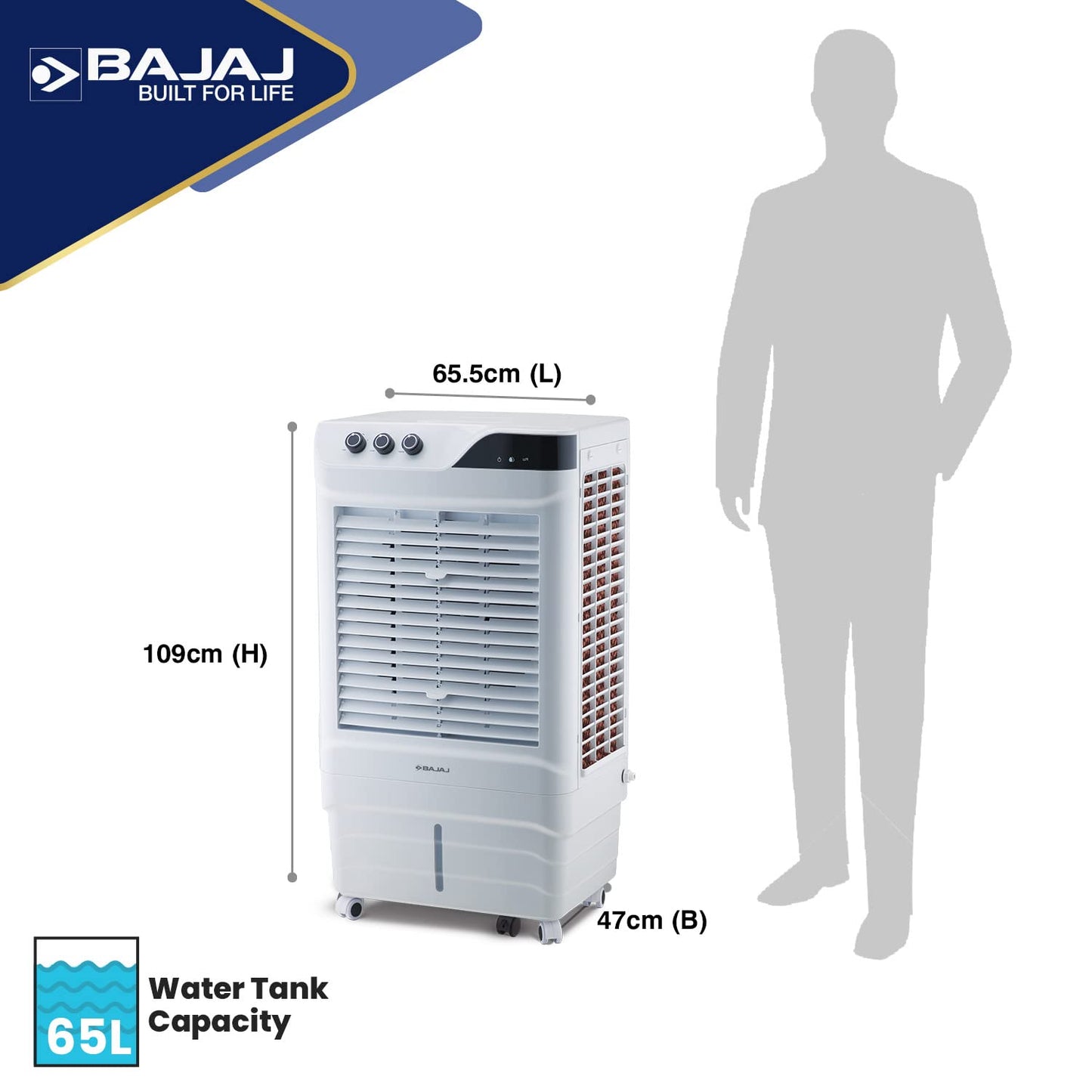 Bajaj DMH65 Neo 65L Desert Air Cooler