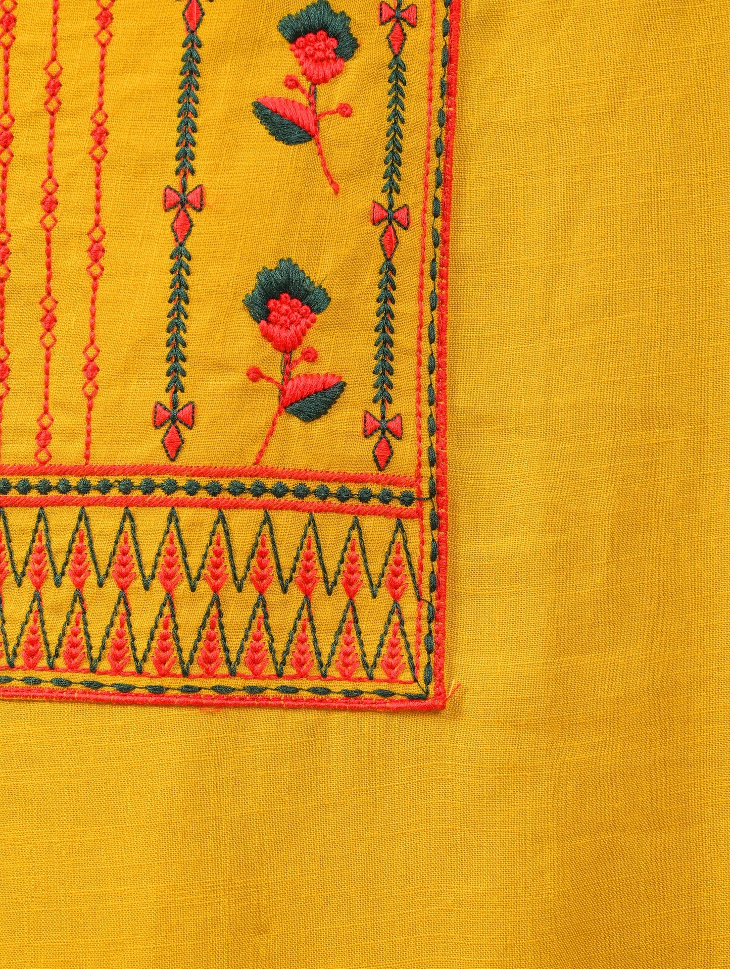 J'TTON Rayon Embroidered Straight Kurti (Pari)