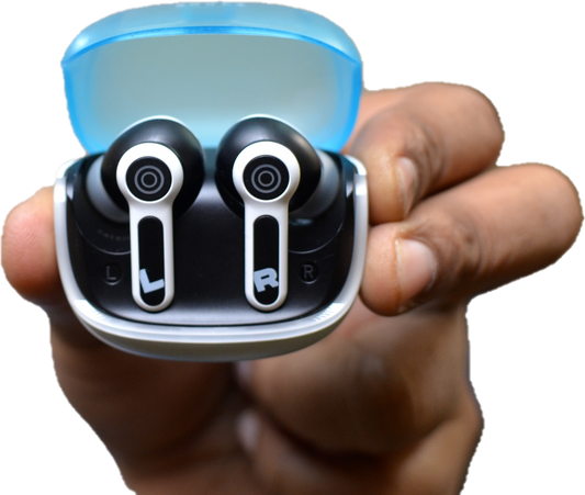 Boult Audio Z40 Gaming in Ear Earbuds with 60H Playtime, Dual Device Pairing, Built-in App Support, 40ms Ultra Low Latency, Quad Mic ENC, RGB LEDs, Bluetooth 5.4, IPX5 Ear buds TWS (Electric White)