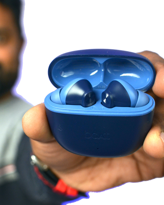 boAt Airdopes Atom 81 in Ear TWS Earbuds with Upto 50H Playtime, Quad Mics ENx Tech, 13MM Drivers,Super Low Latency(50ms), ASAP Charge, BT v5.3(Opal Black)