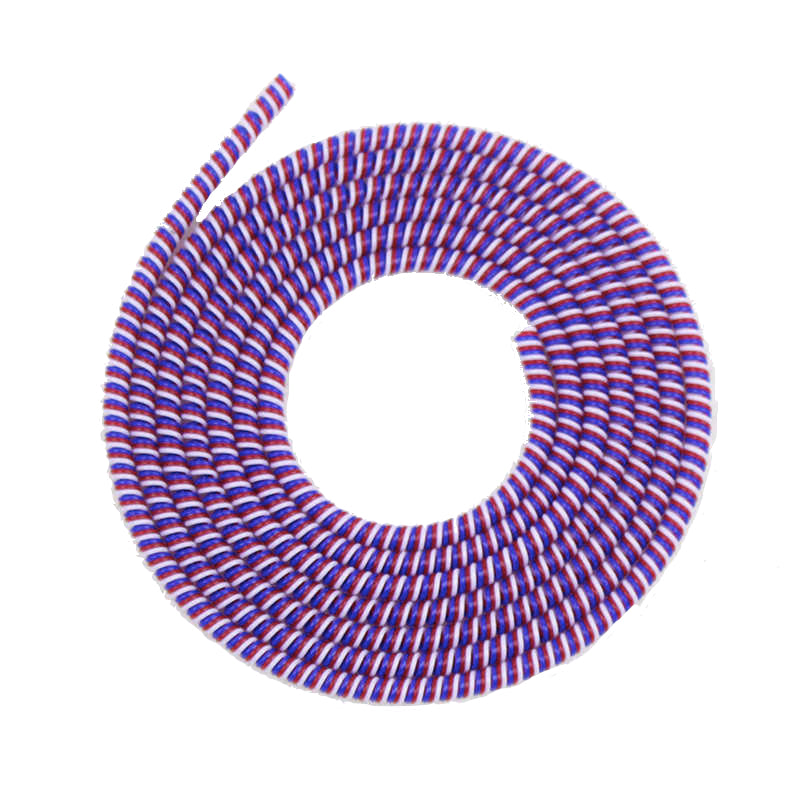 Spiral Triple Color (2 Pcs) Meters Each-Full Size Cable Cord Charger  Protector Saver Winder for iPhone Android Charging Cables