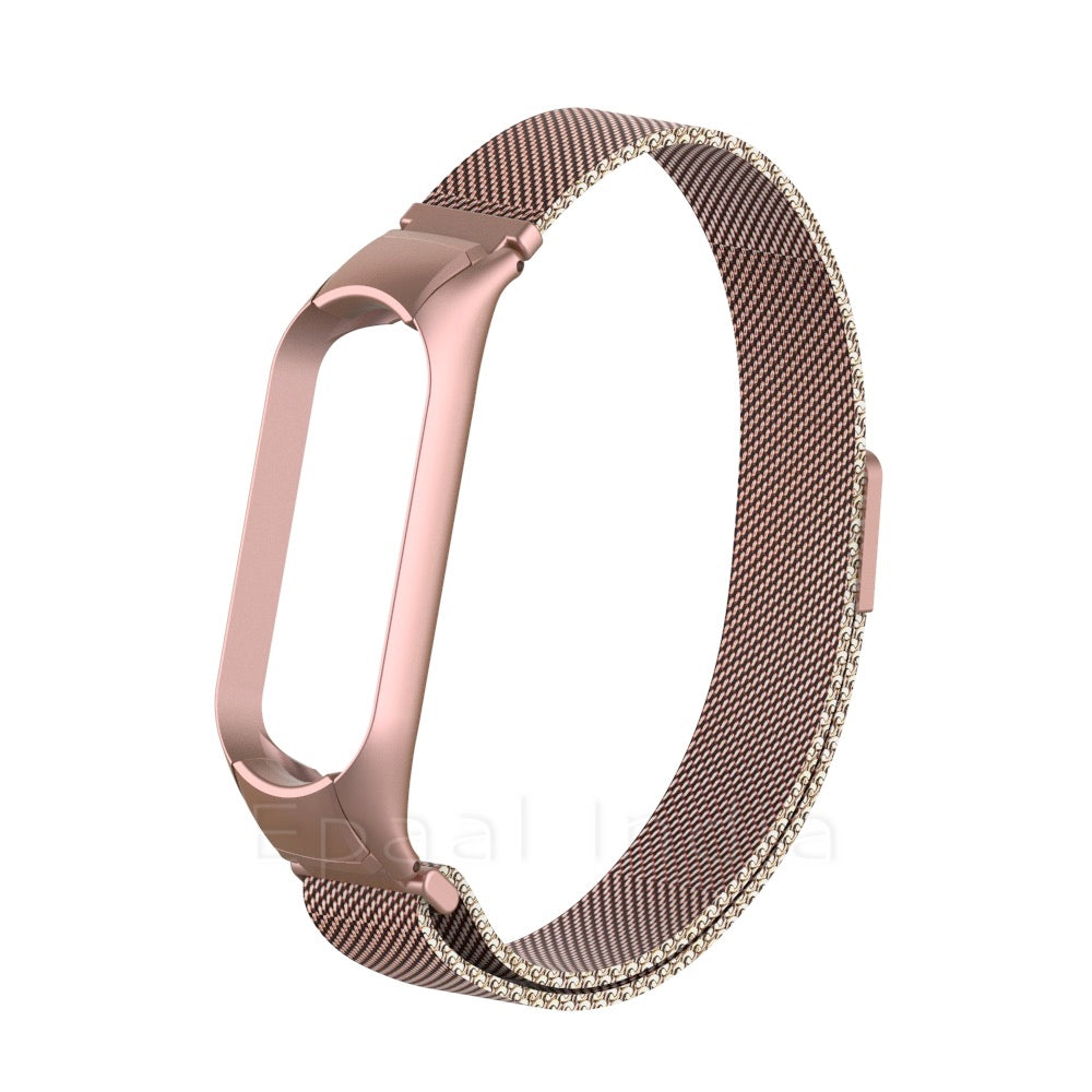 Epaal Mi Band 6 / Mi Band 5 Stainless Steel Magnetic Milanese Loop Mesh Strap