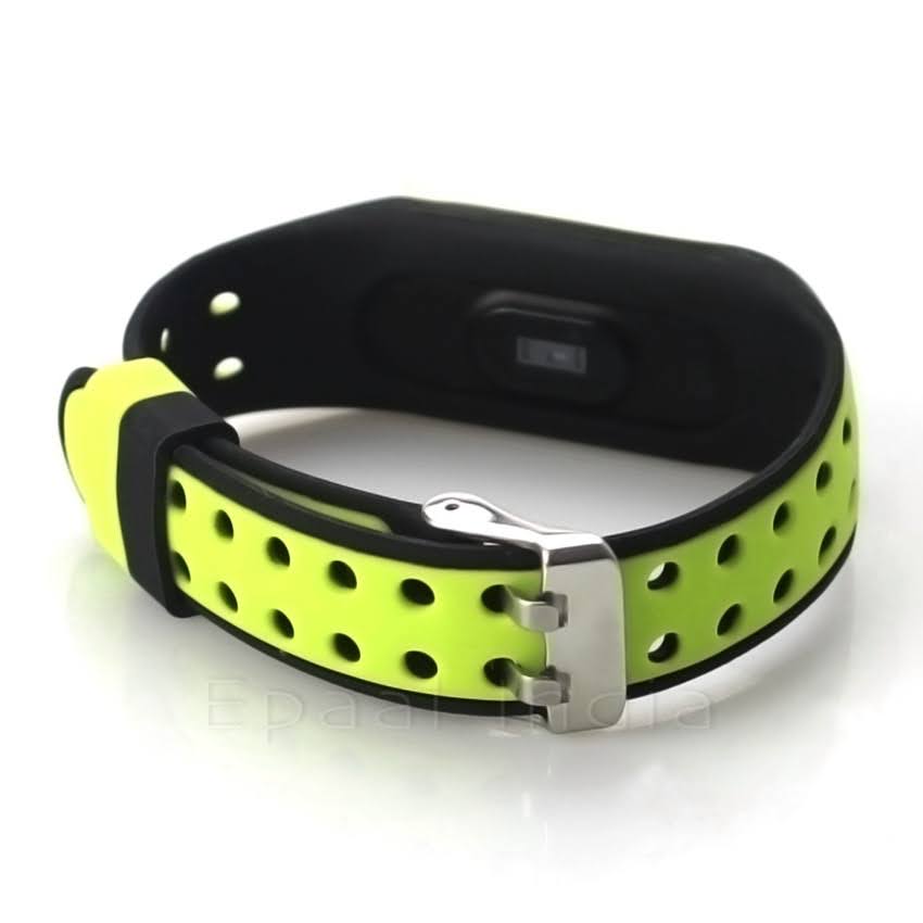 Epaal Mi Band 3 / Mi Band 4 Super Soft Durable Silicone Strap with Metal Buckle