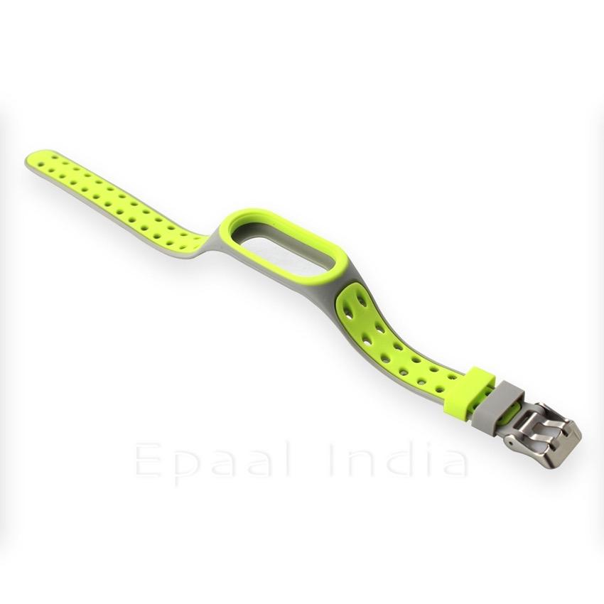 Epaal Mi Band 3 / Mi Band 4 Super Soft Durable Silicone Strap with Metal Buckle