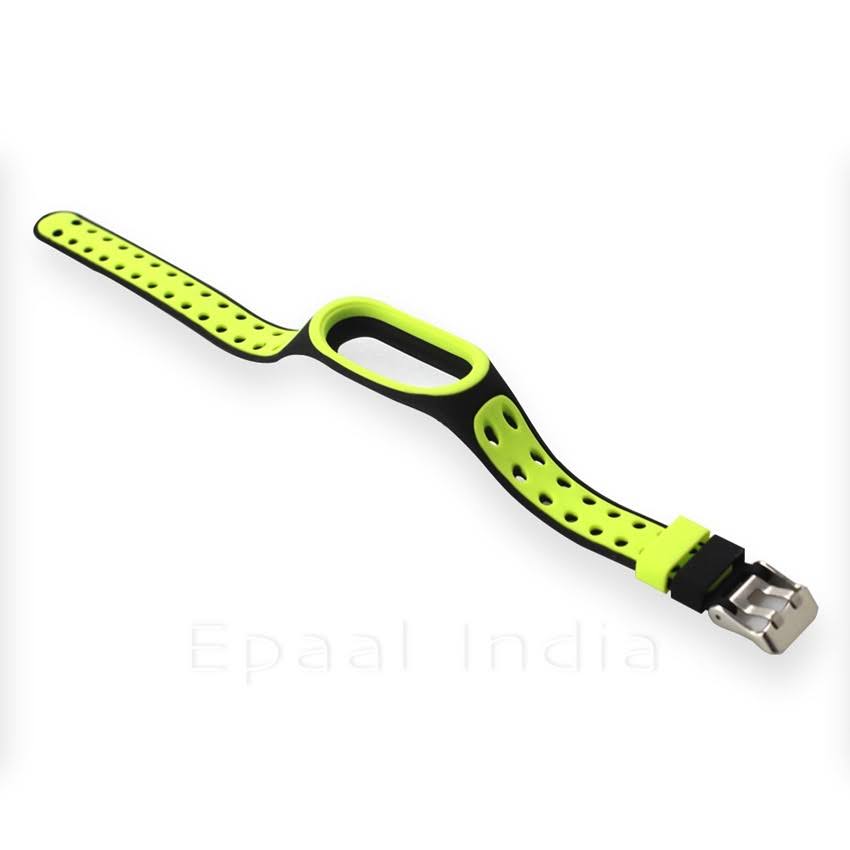 Epaal Mi Band 3 / Mi Band 4 Super Soft Durable Silicone Strap with Metal Buckle
