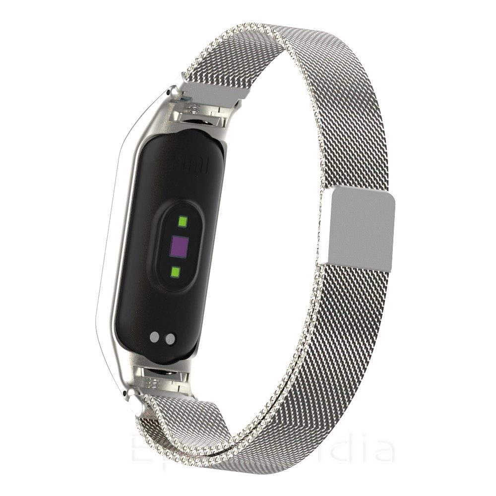 Epaal Mi Band 6 / Mi Band 5 Stainless Steel Magnetic Milanese Loop Mesh Strap