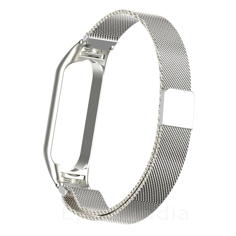 Epaal Mi Band 6 / Mi Band 5 Stainless Steel Magnetic Milanese Loop Mesh Strap