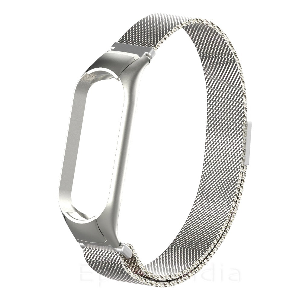 Epaal Mi Band 6 / Mi Band 5 Stainless Steel Magnetic Milanese Loop Mesh Strap