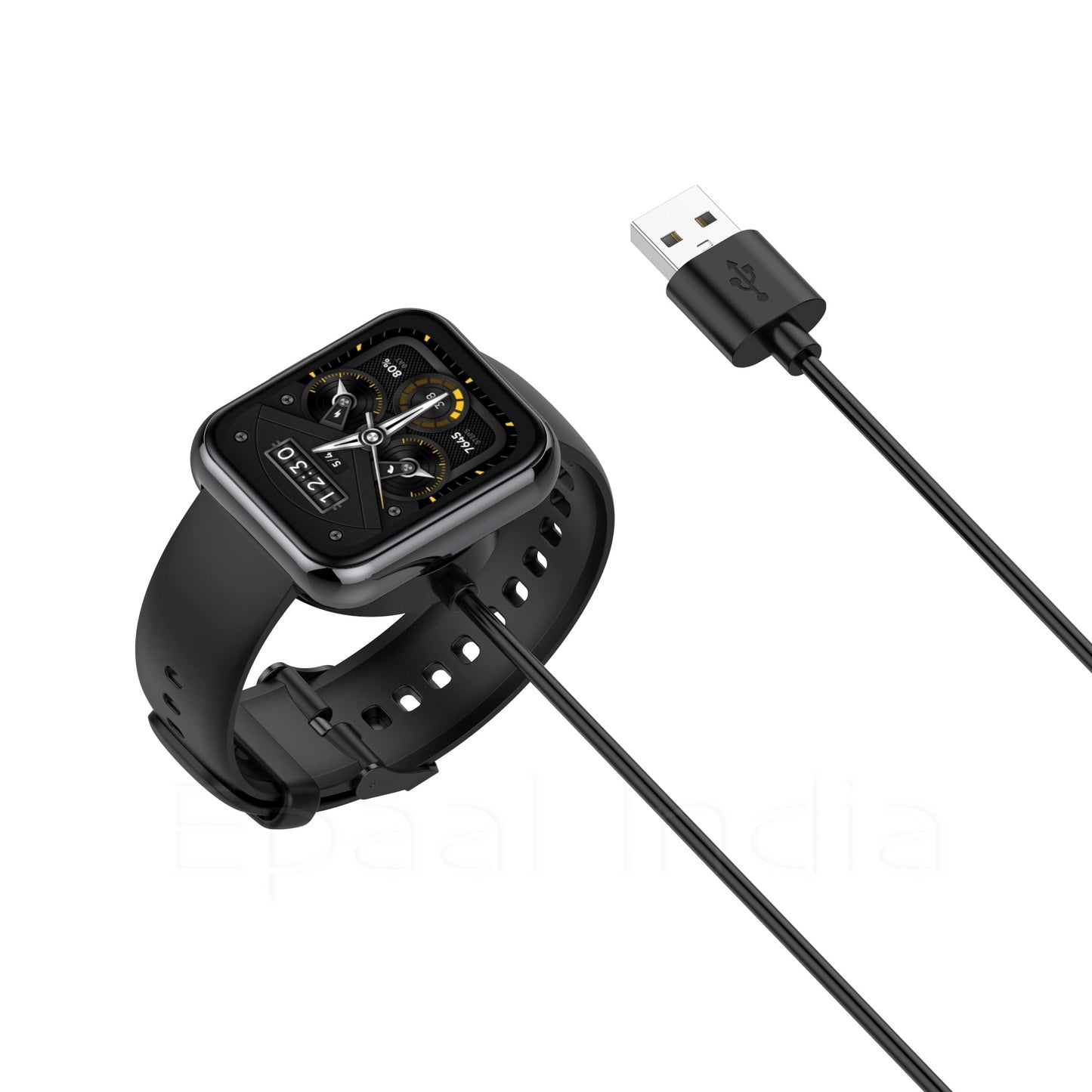 Epaal Magnetic USB Dock Charger Cable for Realme Watch 2 / Watch 2 Pro / RMW2008 / RMA2006 (1 Meter Long)