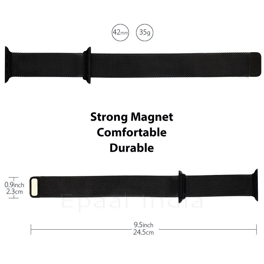 Epaal Apple Watch Series 4/5 Milanese Loop Strap Stainless Steel [42mm / 44mm]