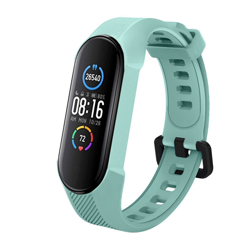 Epaal Mi Band 6 / Mi Band 5 Rugged and Tough Bracelet Silicone Replacement Strap