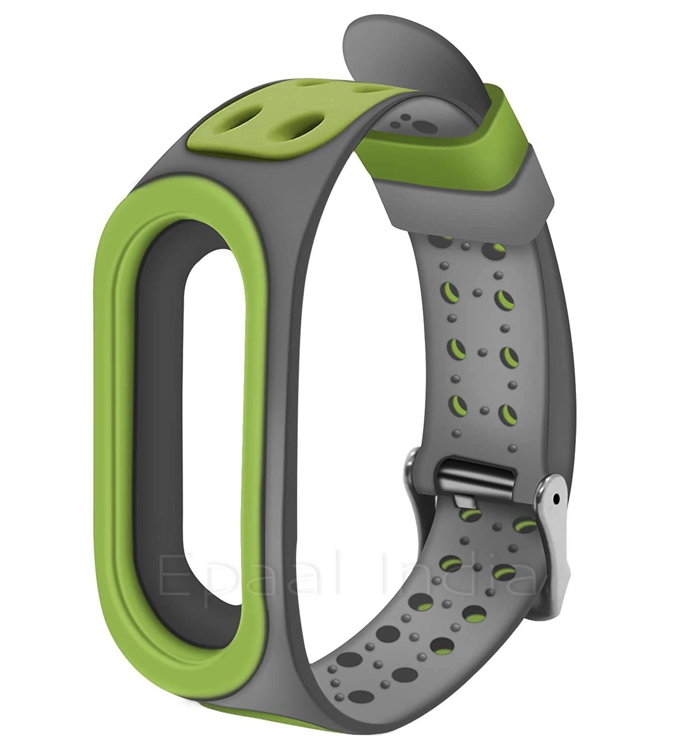 Epaal Mi Band 3 / Mi Band 4 Super Soft Durable Silicone Strap with Metal Buckle