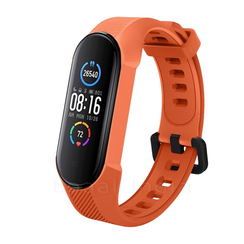 Epaal Mi Band 6 / Mi Band 5 Rugged and Tough Bracelet Silicone Replacement Strap