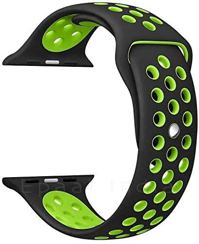 Epaal Breathable Sports Silicone Strap for Apple iWatch Series 4/3/2/1 [38mm / 40mm]