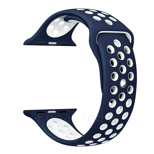 Epaal Breathable Sports Silicone Strap for Apple iWatch Series 4/3/2/1 [38mm / 40mm]