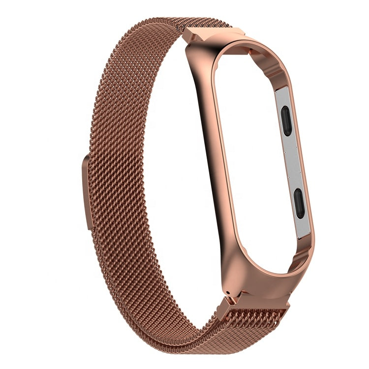 Epaal Mi Band 4 / Mi Band 3 Milanese Loop Mesh Stainless Steel Magnetic Strap