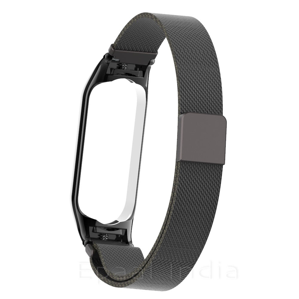 Epaal Mi Band 6 / Mi Band 5 Stainless Steel Magnetic Milanese Loop Mesh Strap