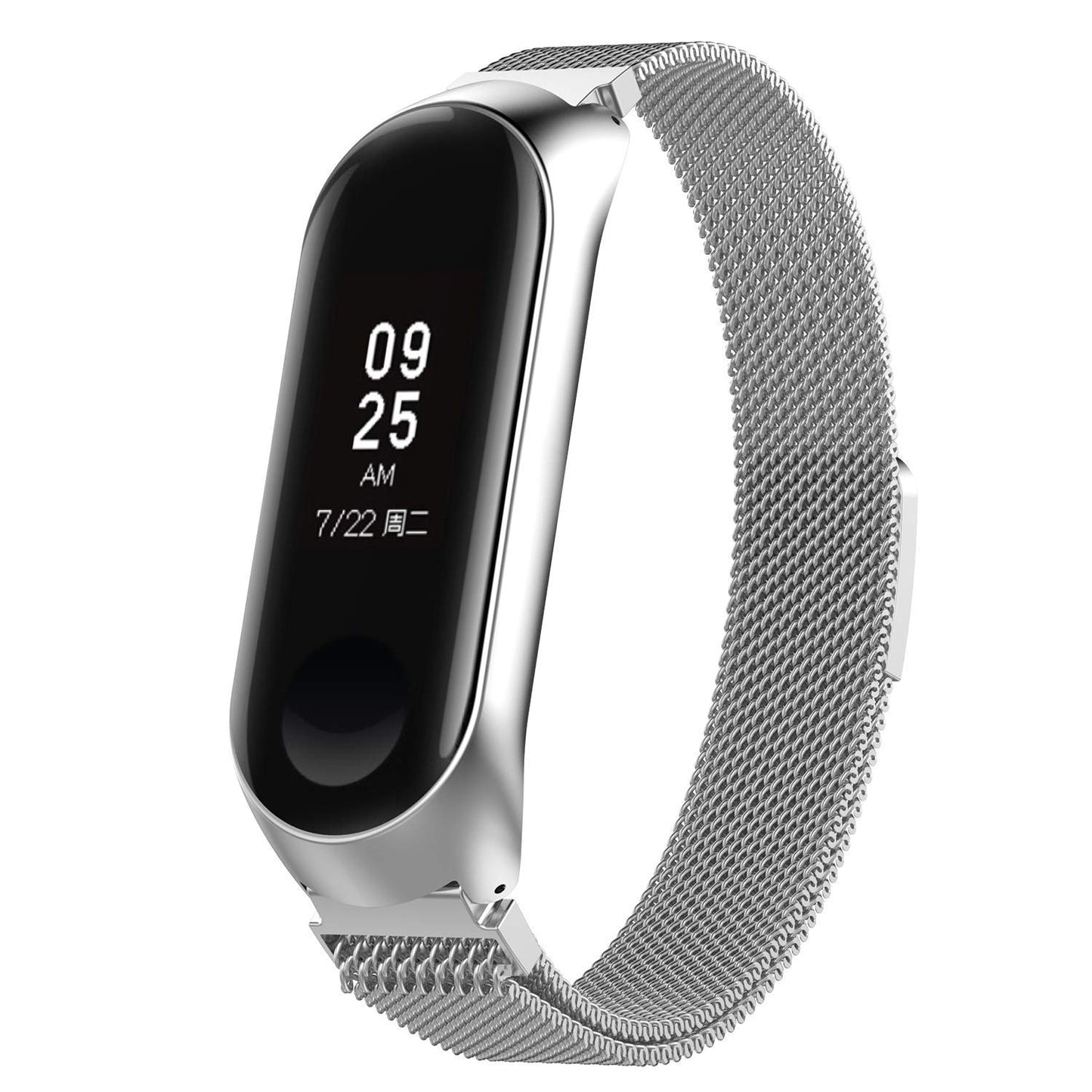 Epaal Mi Band 4 / Mi Band 3 Milanese Loop Mesh Stainless Steel Magnetic Strap