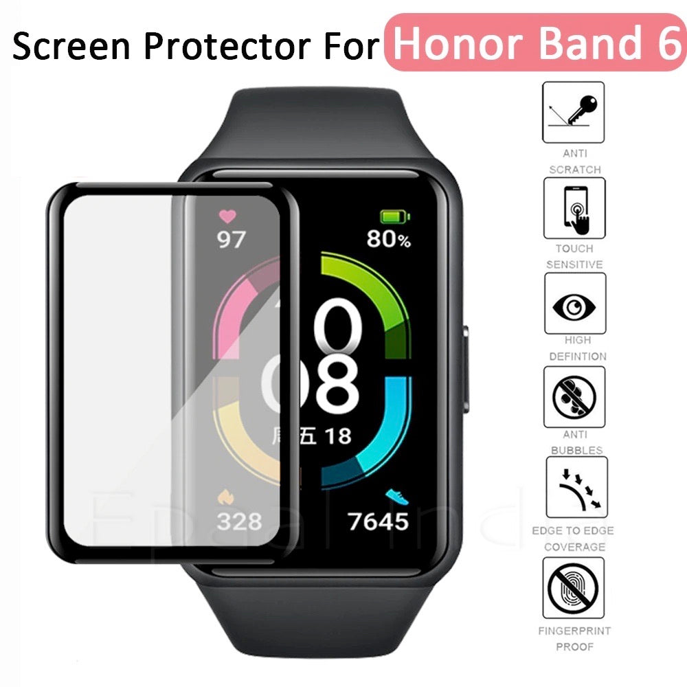 Epaal PMMA and PU Edge to Edge 3D Screen Guard for Honor Band 6 / Huawei Band 6