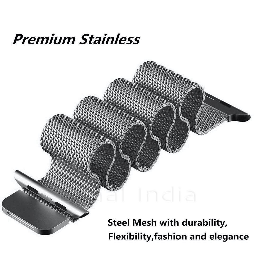 Epaal Apple Watch Series 4/3/2/1 Milanese Loop Strap Stainless Steel [38mm / 40mm]