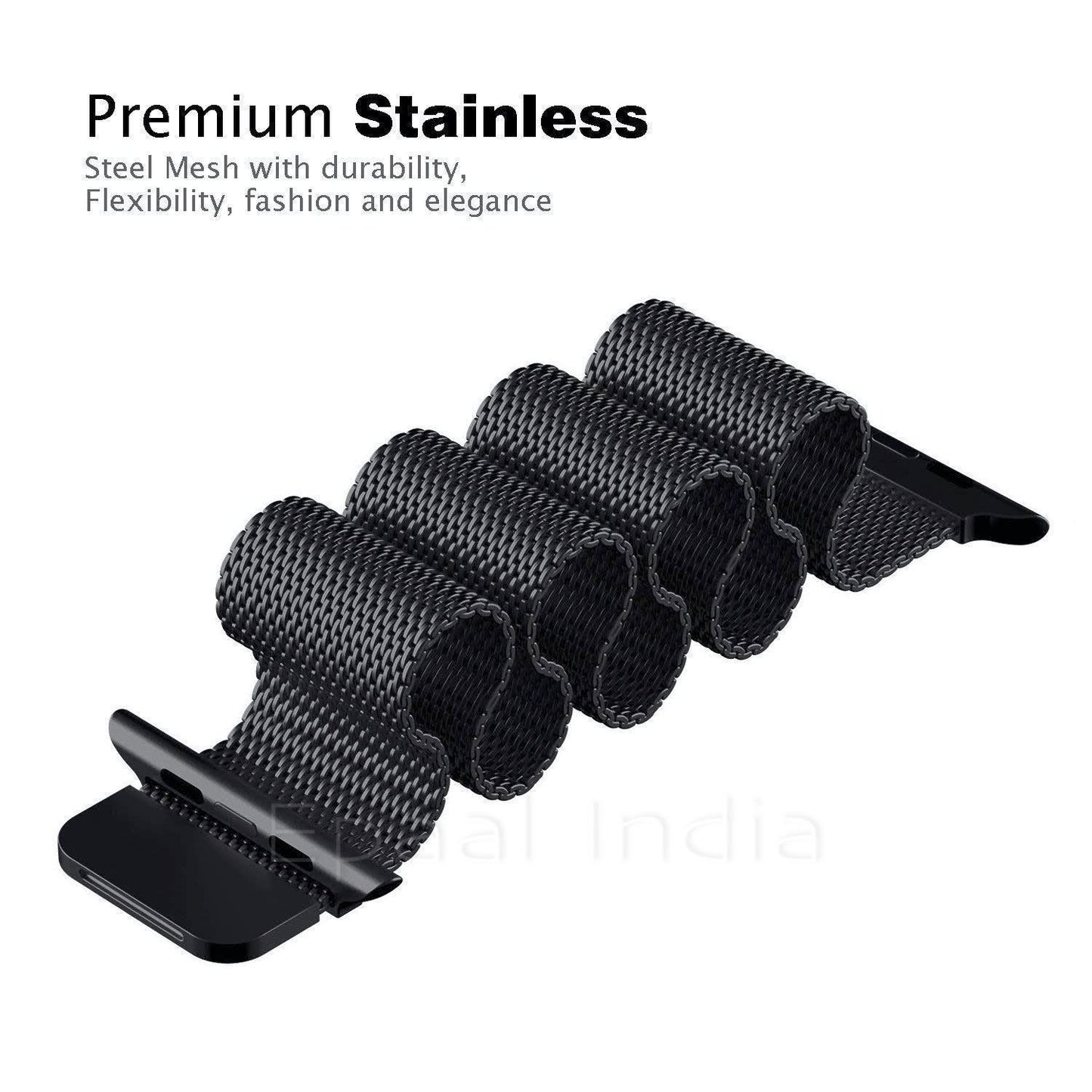 Epaal Apple Watch Series 4/3/2/1 Milanese Loop Strap Stainless Steel [38mm / 40mm]