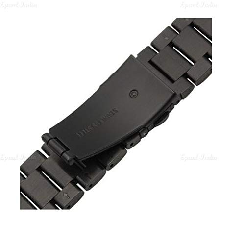 Epaal® 22 mm Stainless Steel Metal Strap for Realme Watch 2/2 Pro/S/S Pro,Amazfit Pace/Stratos,Samsung Gear S3 Frontier/Classic
