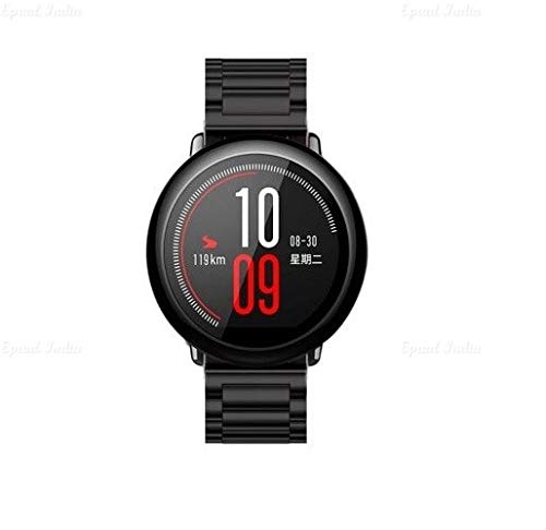 Epaal® 22 mm Stainless Steel Metal Strap for Realme Watch 2/2 Pro/S/S Pro,Amazfit Pace/Stratos,Samsung Gear S3 Frontier/Classic