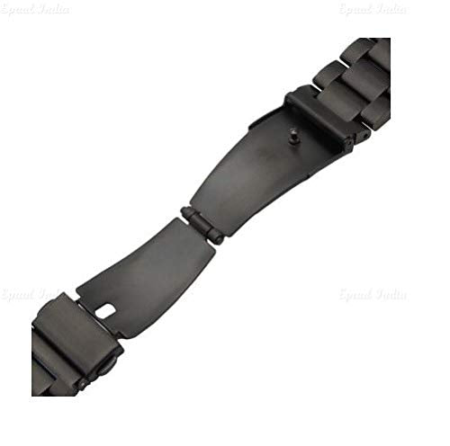 Epaal® 22 mm Stainless Steel Metal Strap for Realme Watch 2/2 Pro/S/S Pro,Amazfit Pace/Stratos,Samsung Gear S3 Frontier/Classic