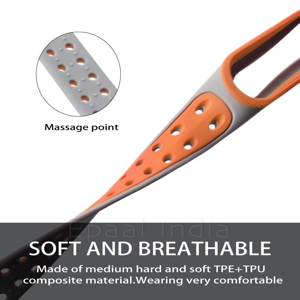 Epaal Mi Band 3 / Mi Band 4 Super Soft Durable Silicone Strap with Metal Buckle
