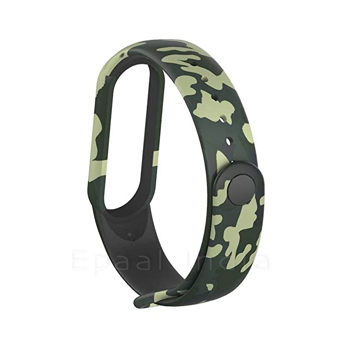 Epaal Mi Band 6 / Mi Band 5 Camouflage Army Military Style Replacement Strap