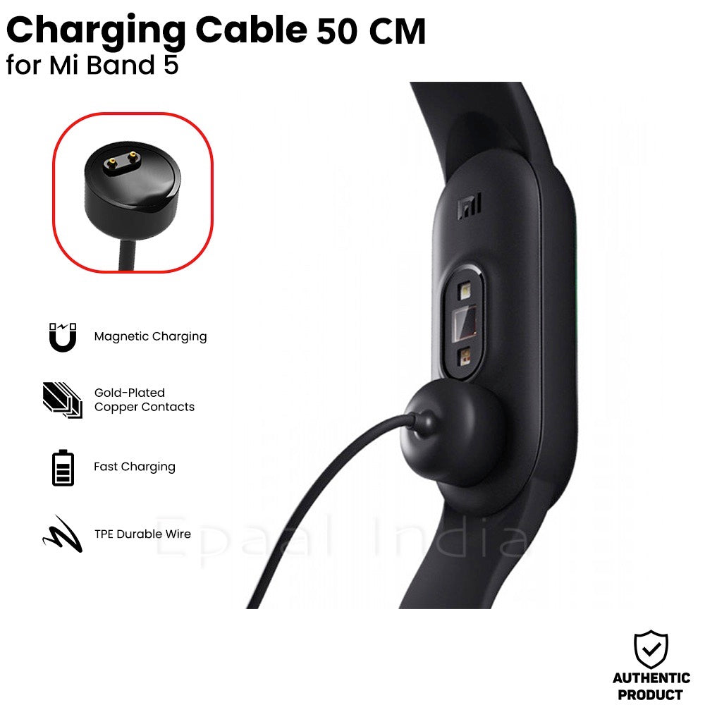 Epaal Magnetic Charger Dock For Mi Band 5 / Mi Band 6