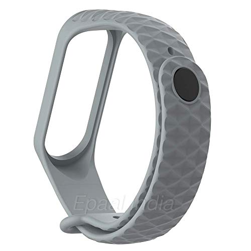 Epaal Mi Band 4 / Mi Band 3 - 3D Knurling Diamond Textured Replacement Strap