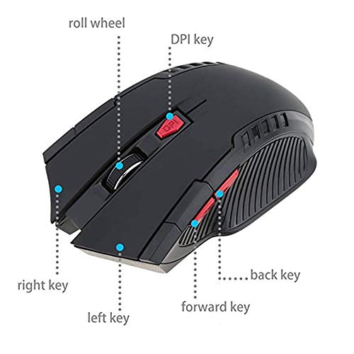 Epaal 6D Button 2.4GHz Wireless Optical Gaming Mouse (G911)