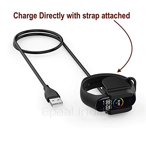 Epaal Mi Band 4 Clip On USB Charging Dock Charger Cable