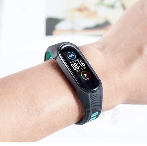 Epaal Mi Band 6 / Mi Band 5 Rugged and Tough Bracelet Silicone Replacement Strap