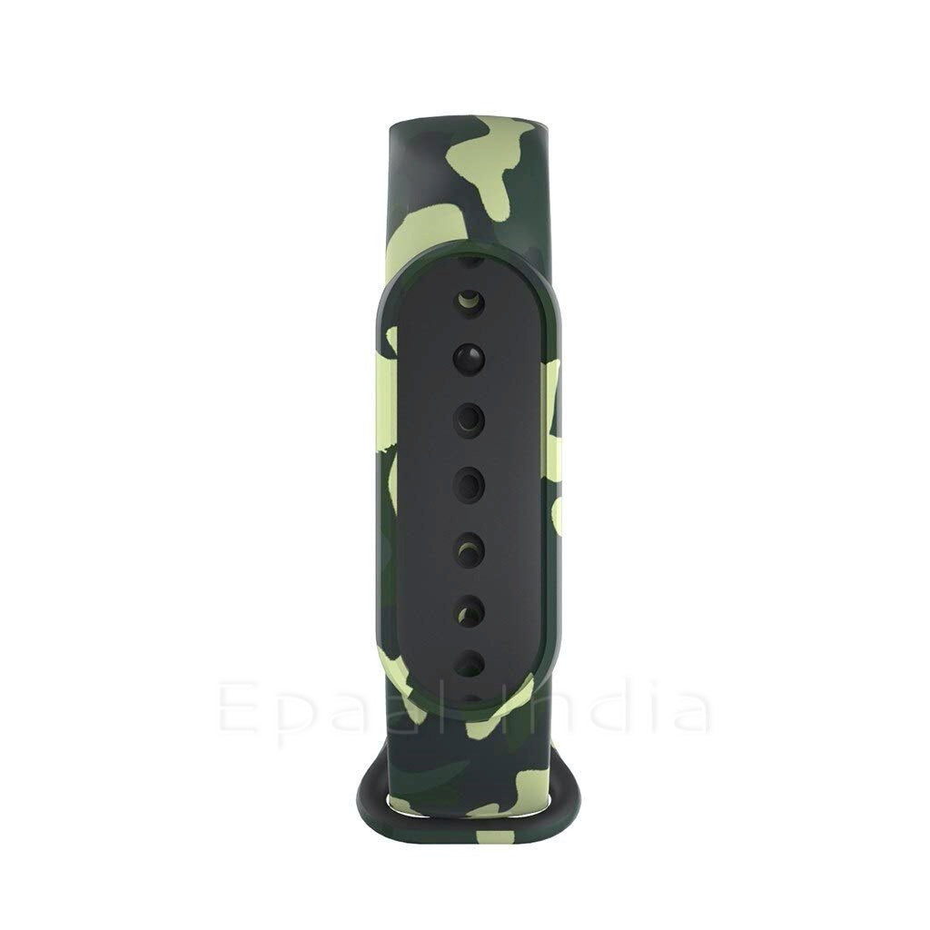 Epaal Mi Band 6 / Mi Band 5 Camouflage Army Military Style Replacement Strap