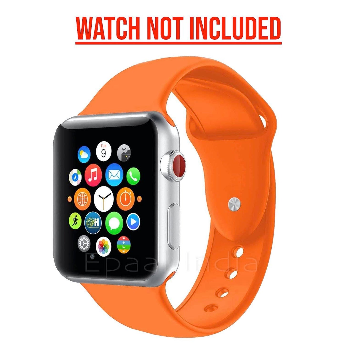 Epaal Plain Silicone Strap for Apple iWatch Series 4/3/2/1 [38mm / 40mm]