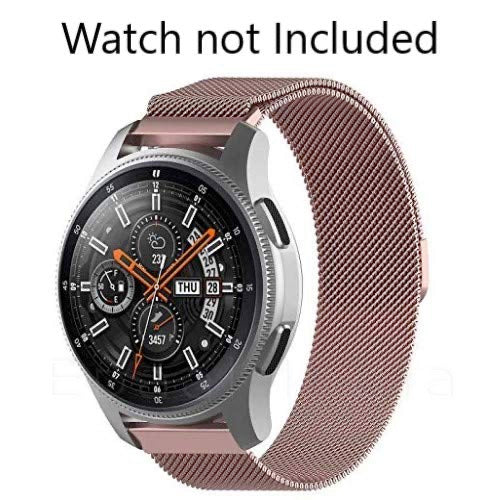 Epaal 22mm Magnetic Mesh Universal Strap for Samsung Watch 3 45mm / Samsung Gear S3 Classic/Frontier/Huawei GT2/Realme S/S Pro