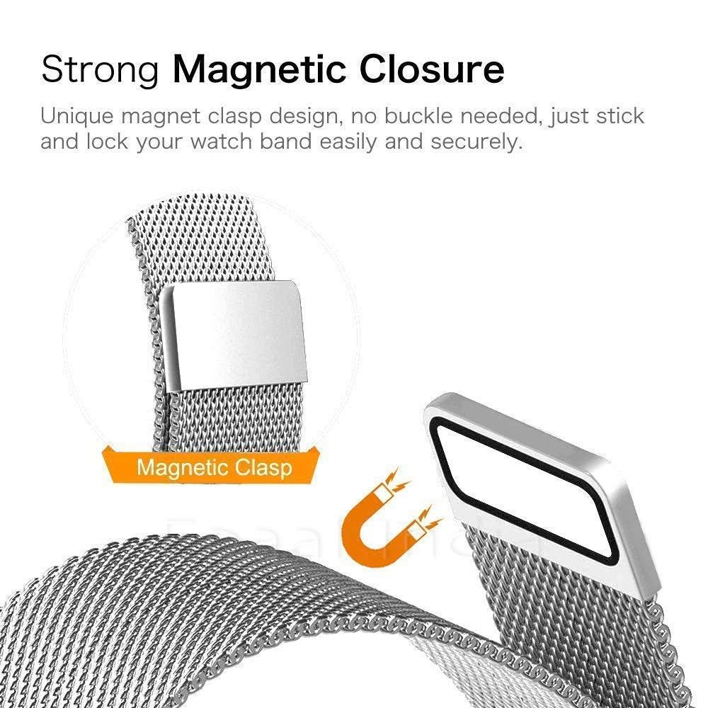 Epaal Apple Watch Series 4/3/2/1 Milanese Loop Strap Stainless Steel [38mm / 40mm]