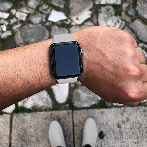 Epaal Plain Silicone Strap for Apple iWatch Series 4/3/2/1 [38mm / 40mm]