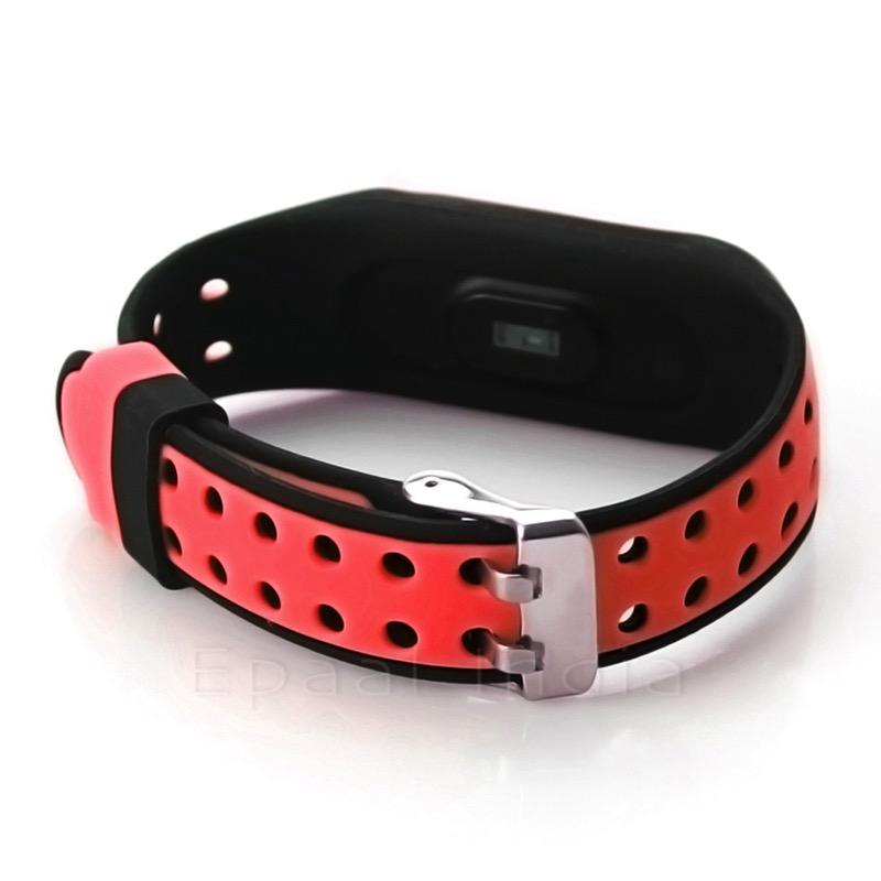 Epaal Mi Band 3 / Mi Band 4 Super Soft Durable Silicone Strap with Metal Buckle